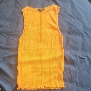 Massimo Dutti Ribbed Sleeveless Top